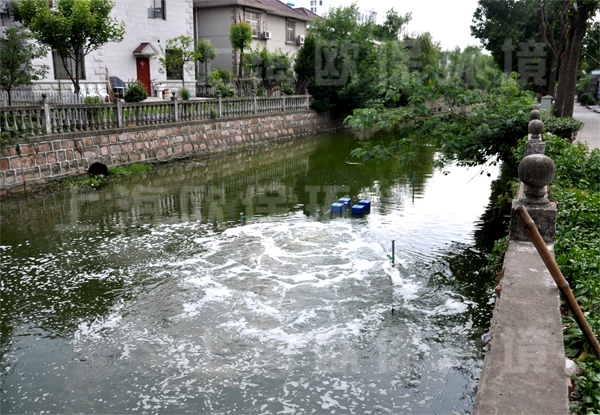 超静音造流曝气机在松江九亭中心村河道治理中的成功应用