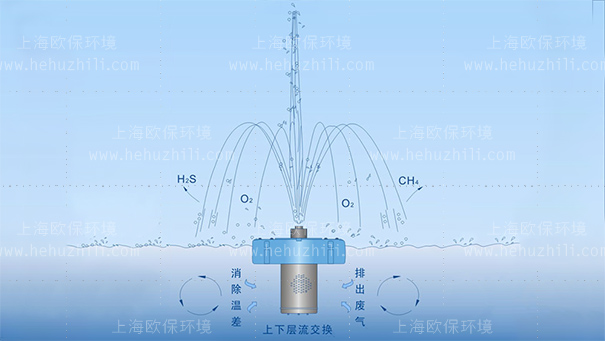 FANS喷泉曝气机净水原理图