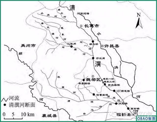 清潩河地理位置 清潩河地理位置