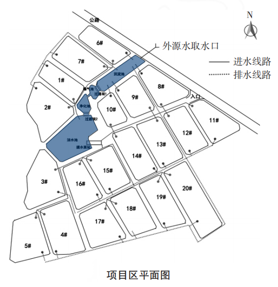 三池两坝改造项目平面布置图 三池两坝改造项目平面布置图